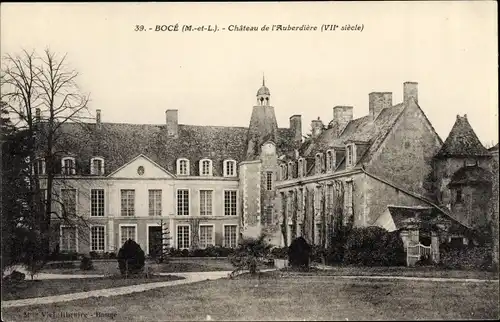 Ak Bocé Maine et Loire, Château de l'Auberdière