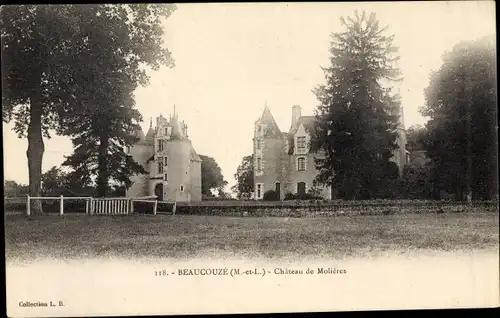 Ak BEaucouzé Maine et Loire, Château de Molières