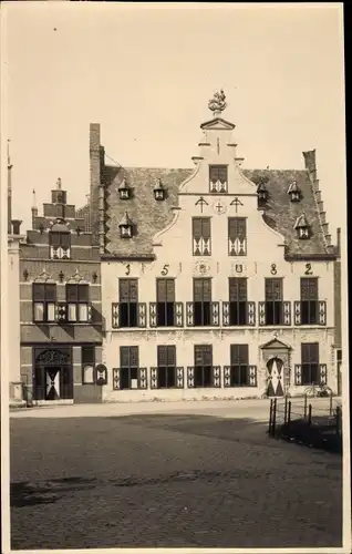 Ak Middelburg Zeeland Niederlande, Giebelhaus