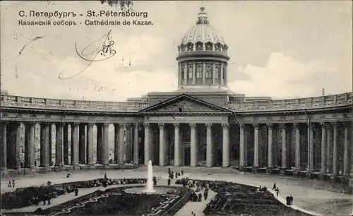 Ak St. Sankt Petersburg Russland, Cathedrale de Kazan, Kathedrale
