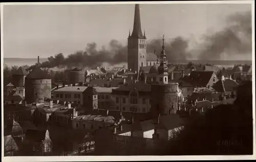 Foto Ak Tallinn Reval Estland, Stadtansicht