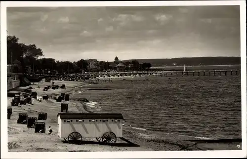 Ak Ostseebad Niendorf Timmendorfer Strand, Strandblick