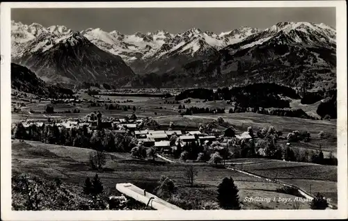 Ak Schöllang Oberstdorf im Oberallgäu, Gesamtansicht