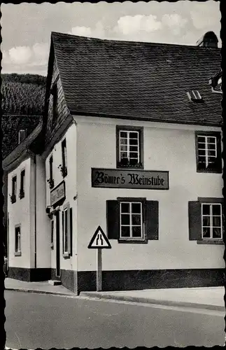 Ak Alf an der Mosel, Bömers Weinstube, Inh. Mathilde Nikolay