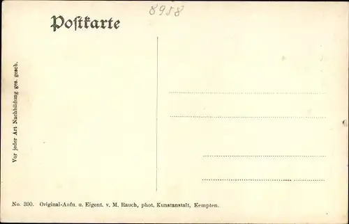 Ak Reintal Füssen im Ostallgäu, Otto Mayr Hütte mit Gimpel Nordwand