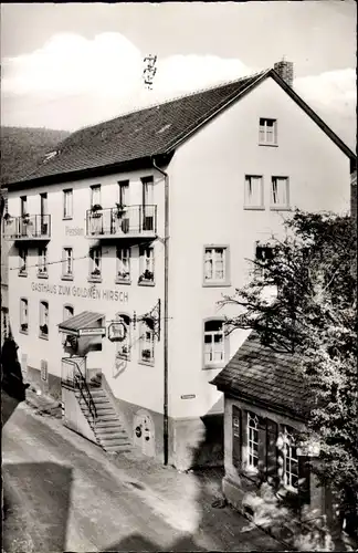 Ak Heiligkreuzsteinach, Gasthaus Pension zum goldenen Hirsch, A. Kohl