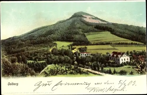Litho Königswinter am Rhein, Oelberg