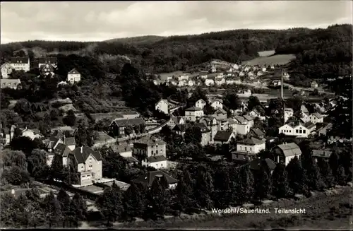 Ak Werdohl im Sauerland, Teilansicht