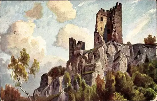 Ak Königswinter am Rhein, Drachenfels, Ruine