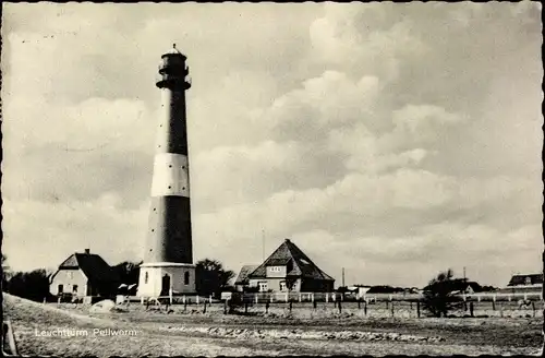 Ak Insel Pellworm Nordfriesland, Leuchtturm