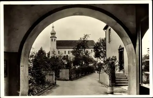Ak Neckarelz Mosbach am Odenwald, Exerzitienhaus