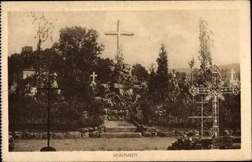 Ak Montmédy Lothringen Meuse, Friedhof