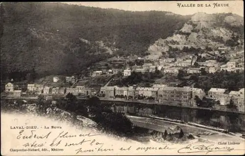 Ak Monthermé Ardennes, Laval Dieu, la Vallée de la Meuse