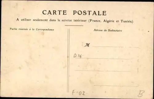 Ak Hirson Aisne, une vue de l'Oise