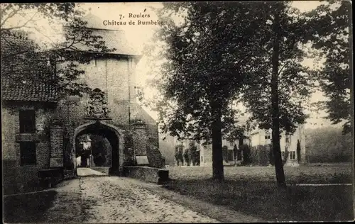 Ak Roeselare Roeselaere Rousselare Roulers Westflandern, Chateau de Rumbeke