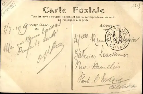 Ak Le Breuil en Auge Calvados, La Cascade de Vannage