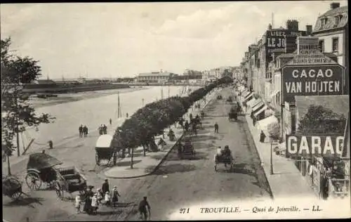 Ak Trouville Calvados, Quai de Joinville