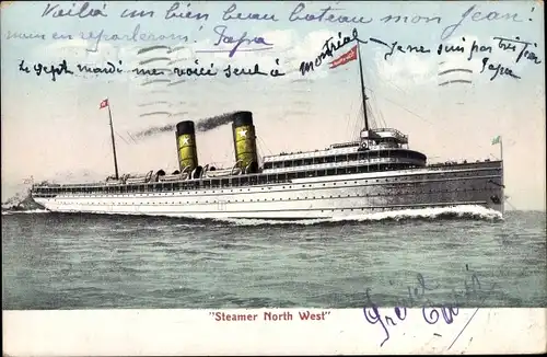 Ak Dampfer North West, Canadian Northern Steamship Co.