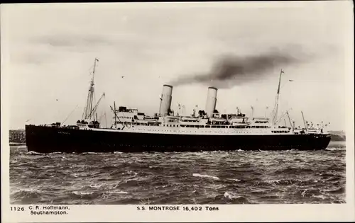 Ak Dampfer SS Montrose, CPS