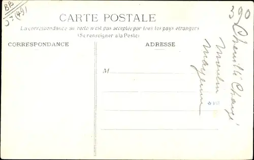 Ak Chenillé-Changé Maine et Loire, Paysage des Bords de la Mayenne