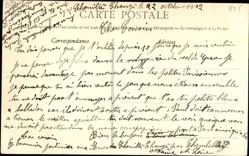 Ak Chenillé-Changé Maine et Loire, Château des Rues