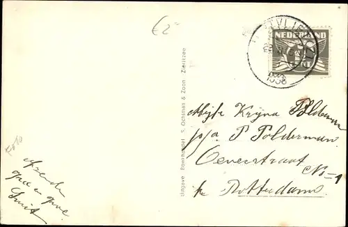 Ak Poortvliet Zeeland, N.H. Kerk