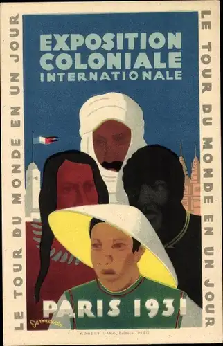 Künstler Ak Weltausstellung 1931 Paris, Exposition Coloniale Internationale