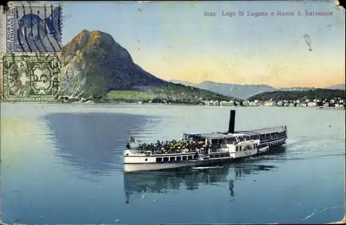 Ak Lago di Lugano, Monte S. Salvatore, Dampfboot