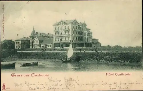 Ak Nordseebad Cuxhaven, Hotel Continental