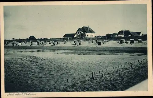 Ak Nordseebad Duhnen Cuxhaven, Strandblick