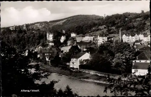 Ak Altena in Westfalen, Teilansicht