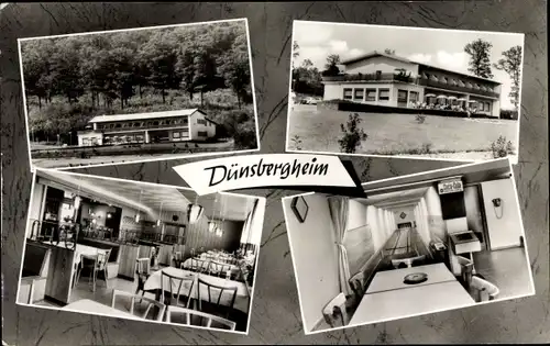 Ak Gießen an der Lahn Hessen, Hotel Pension Dünsbergheim