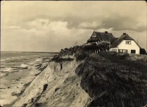 Ak Ostseebad Ahrenshoop Fischland, Hohes Ufer