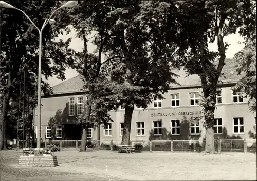 Ak Fehrbellin in Brandenburg, Zentral- und Oberschule