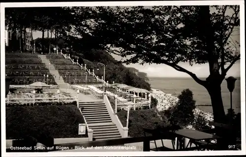Ak Ostseebad Sellin auf Rügen, Blick auf den Kurkonzertplatz