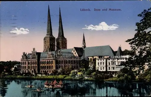 Ak Hansestadt Lübeck, Dom und Museum