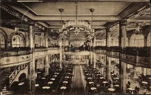 Ak Berlin Charlottenburg, Tauentzien Palast, Café