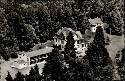 Ak Hermannswies Murnau am Staffelsee, Naturheilklinik St. Uli, Vogelschau