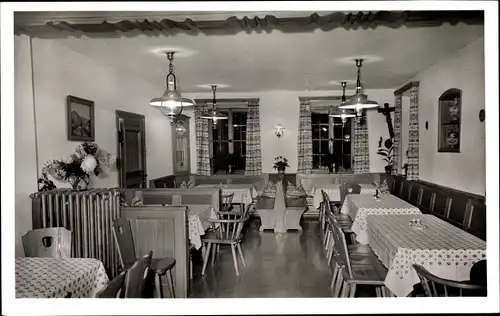 Ak Birkenstein Fischbachau in Oberbayern, Gasthof Oberwirt