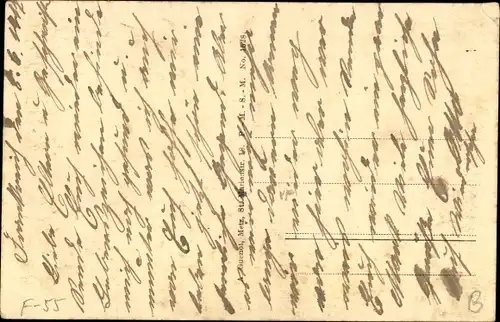 Ak Étain Meuse, Ruinen, Kriegszerstörungen, I. WK