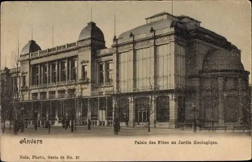 Ak Anvers Antwerpen Flandern, Palais des Fetes au Jardin Zoologique