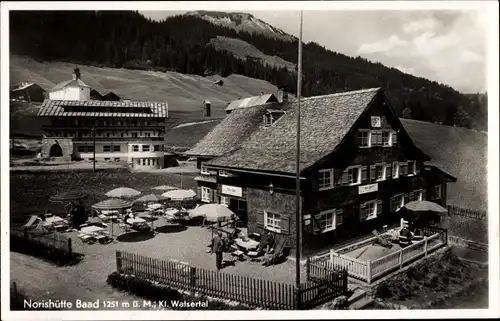 Ak Baad Mittelberg im Kleinwalsertal Vorarlberg, Norishütte