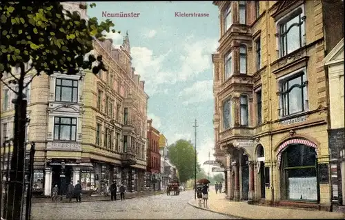 Ak Neumünster in Holstein, Kielerstraße