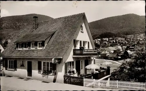 Ak Loffenau im Schwarzwald, Cafe Restaurant Schönblick