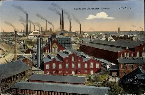 Ak Bochum im Ruhrgebiet, Werke des Bochumer Vereins