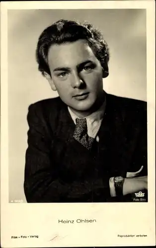 Ak Schauspieler Heinz Ohlsen, Portrait