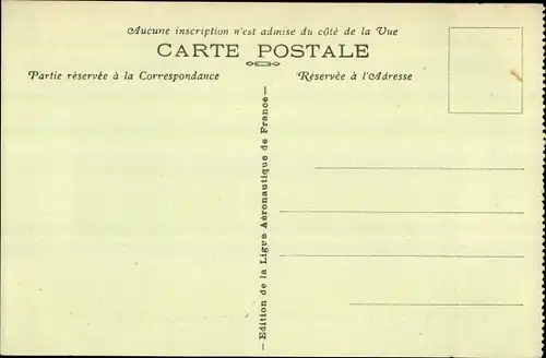 Ak Paris Tokio, par Pelletier d'Oisy et Besin, 1924, Langstreckenflug, Piloten im Flugzeug