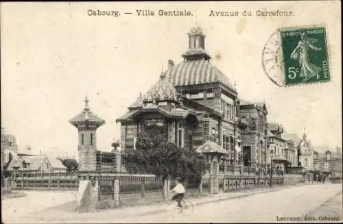 Ak Cabourg Calvados, Villa Gentiale, Avenue du Carrefour