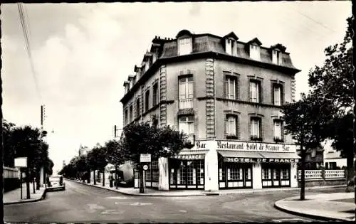 Ak Cabourg Calvados, Hotel de France, 91, Avenue de la Mer