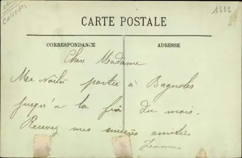 Ak Cabourg Calvados, Villa Modern Style